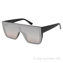 Lunettes de soleil Top Shield Lunettes de soleil carrées surdimensionnées sans monture